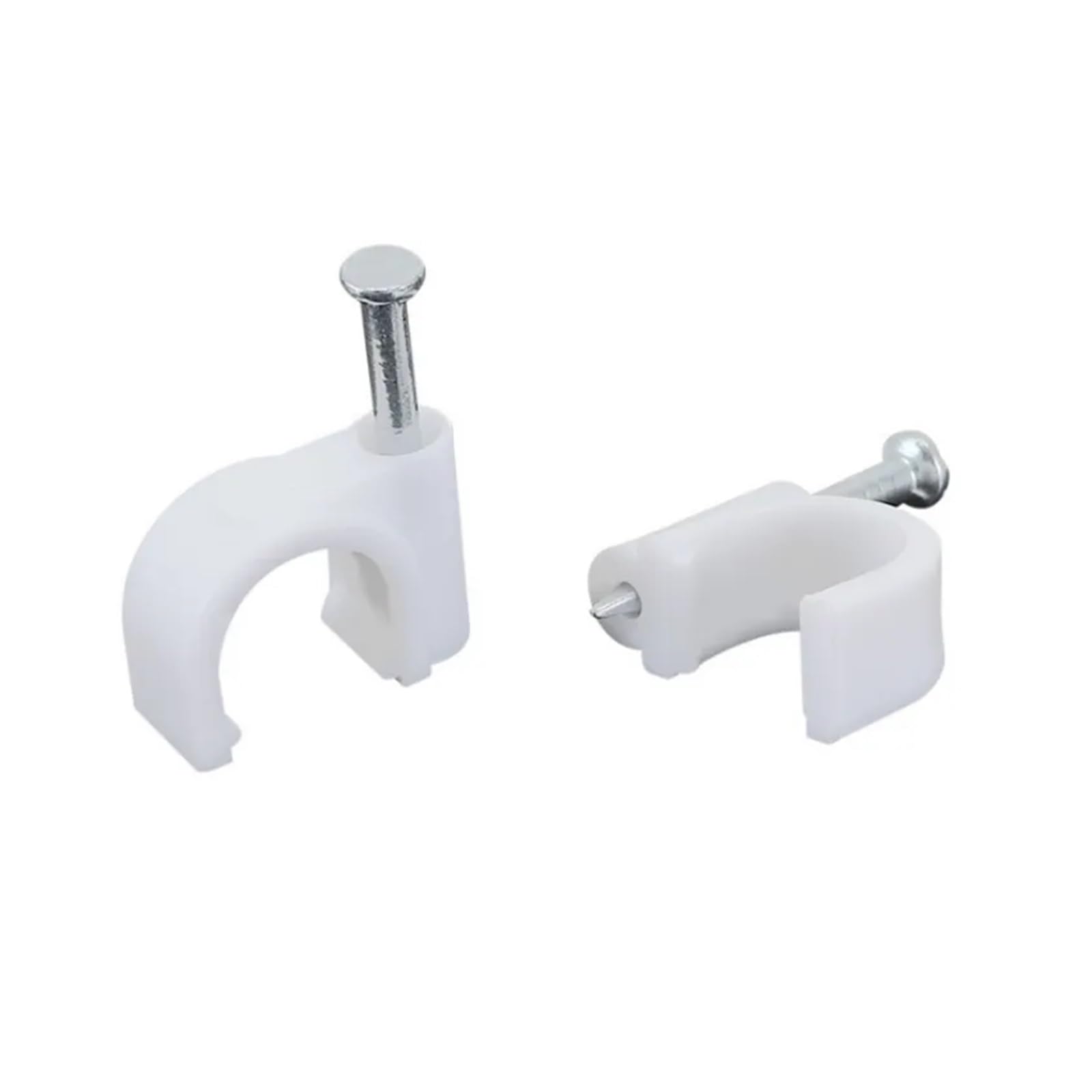 Clips de câble à clouer, 100 pièces, serre-câbles ronds 6/8/12/14/16/18/20mm, organisateur câbles, support d'attache(14mm 100PCS)