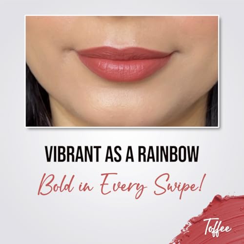 Image of Coloressence Hydra Matte Lip Crayon Lipstick, Toffee, 1gm | Long Lasting | Matte Finish | Hydrating Formula | Smudgeproof | Sweatproof | Rich Coverage