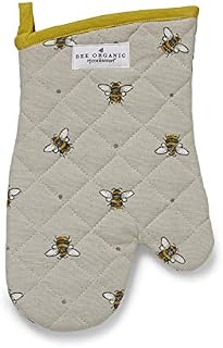 Citylook Imports Bumble Bee Organic Design Single Oven Glove Kitchen Accessory Gauntlet Mitt