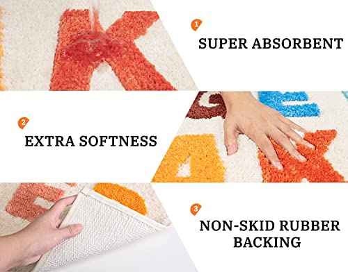 Uioiu Get Naked Bath Mat Cute Bathroom Rugs Pink Bath Mat For Bathroom Decor Funny Bath Mat Non Slip Thick Microfiber Bath Rug Machine Washable 31 X 20 Inch, Multicolor #TOP4