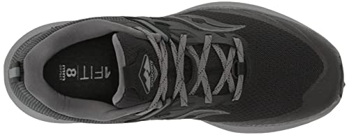 Saucony Women's Ride 15 Tr Trail Running Shoe, Black/Charcoal, 9 #TOP4