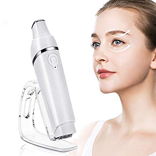 Preisvergleich Produktbild Ultraschallgerät Anti Aging Antifalten Massagegerät, 42 Beheizte Sonic Augenmassagegerät, Anionen Import Wiederaufladbare Galvanic Zauberstab für Dark Circles und Puffiness