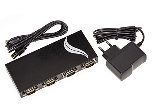 Convertitore USB a 4 porte RS232 - Scatola in