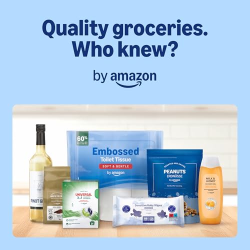 by Amazon Intenso Coffee Beans, light roast, 1kg (2 packs of 500 gms) - Rainforest Alliance Certified