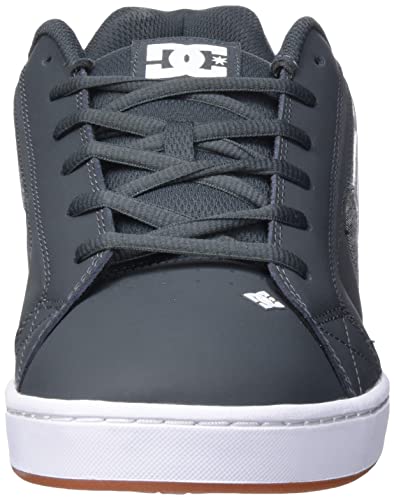 Image of DC Shoes Men's Net Skate Shoe, Grey Heather, 5
