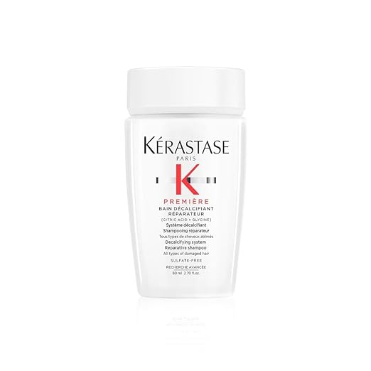 Kerastase Premiere Sulfate-Free Hair Repair Shampoo - For All Damaged Hair Types, Strengthens & Smoothes, With Citric Acid, Removes Buildup & Decalcifies