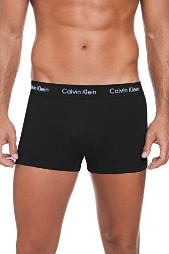 Calvin Klein Men S 3p Low Rise Trunks Color Blue Black Navy Multicolored Whitelogo Size S Buy Online At Best Price In Uae Amazon Ae