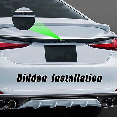 Image of 1 PC License Plate Camera Mount, Universal Car Rear View Camera License Plate Bracket, Rear View Backup Camera Kit, Back Up Camera License Plate Frame, Fit for Most Cars (Black)