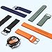 Acextro 6 Pack Bands Compatible with Galaxy Watch 7 6 5 4 Band 40mm 44mm丨Galaxy Watch 6 4 Classic Band 43mm 47mm 46mm 42mm 丨Watch 5 pro 45mm 丨Active 2, Soft Silicone Sport 20mm Watch Band Women Men