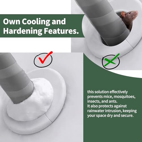 Image of Waterproof Sealant Mastic, Waterproof Repair Sealing Clay, Quick Mending Mud for Drain Connection, Wall Hole, Air Conditioning Hole Seal Putty (8 pcs)