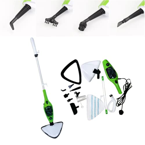 Steam Mop ,10-In-1 Cleaner Adjustable Steam Modes Detachable Handheld Steamer ,1300W Multifunctional Steam Cleaner With 300Ml Water Tank For Home,Kitchen,Garment And Furniture #TOP8