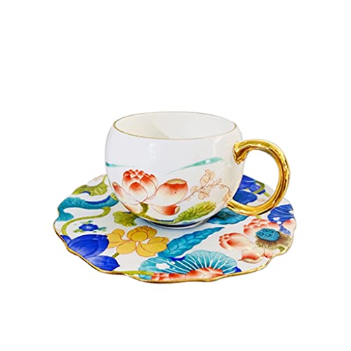 Ensemble de tasses de l'après-midi en porcelaine de prestige