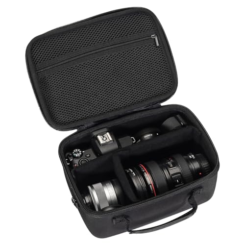 uconsmimo Waterproof Camera Case for Canon EOS Rebel T7/T100/R100/R7/R6/R5/R5 Mark II