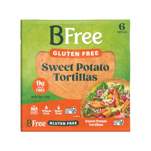 BFree Gluten Free Sweet Potato Tortilla Wraps, 8.89 OZ - 6 Tortillas (Pack of 3) - Thumbnail 3