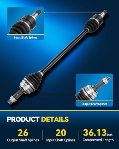 Eje delantero derecho CV para reparar transmision de Prius 2004-2009 3