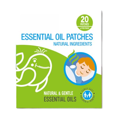 Holdes - Parche de nariz de bebé - Parche sofocante natural - Parche de suma para aliviar la congestión y calmar la respiración, Patc respiratorio para más de 6 oces