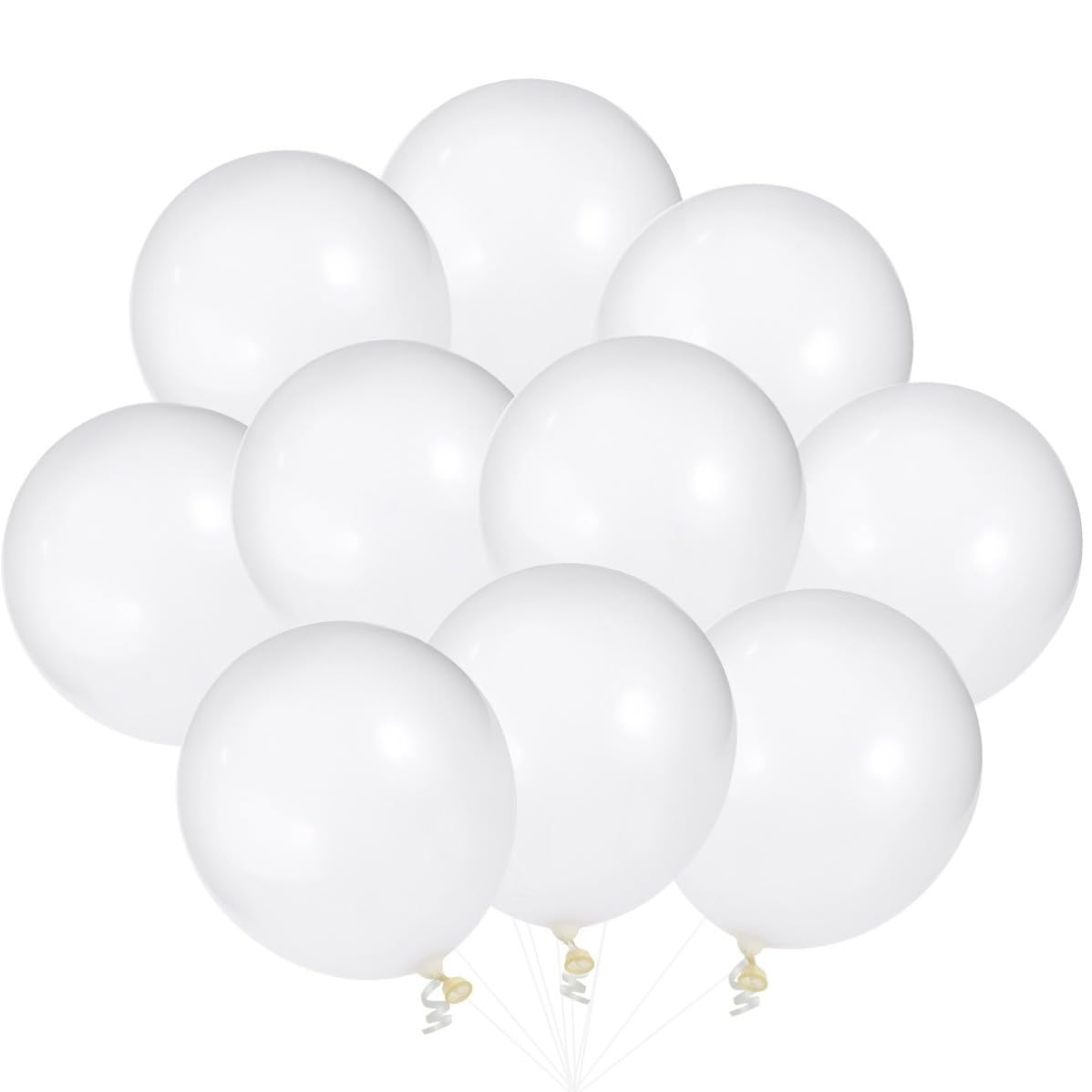 Palloncini Trasparenti da 12 Pollici, Lattice Spesso, 25 Pezzi