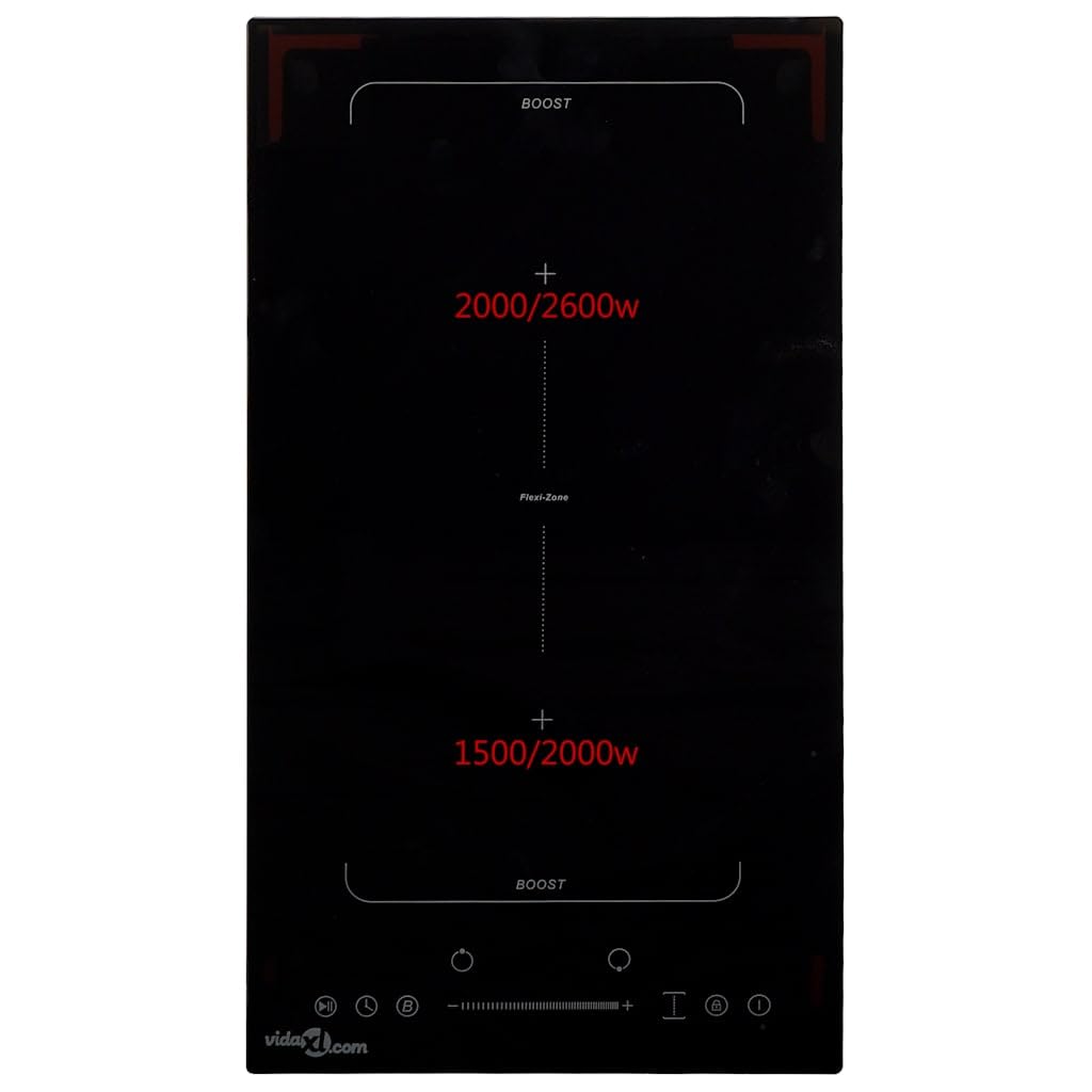 vidaXL - Kochfelder - Flexizone-Induktionskochfeld 2 Zonen Touch-Bedienfeld 3500W