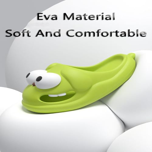 Big Eyes Dog Slippers for Women Kid, Tongue Kiss Slippers, Non-Slip Quick Drying Soft Lightweight Shower Cloud Slides3