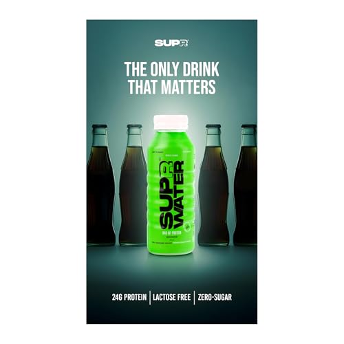 Image of SUPR Refreshing Lemonade Protein Water-330 ML (Pack of 3) | Contain Natural Flavours | Ready To Drink Protein Beverages | Hydrating & Energizing | Ideal For Fitness & Wellness |For Men & Women Both