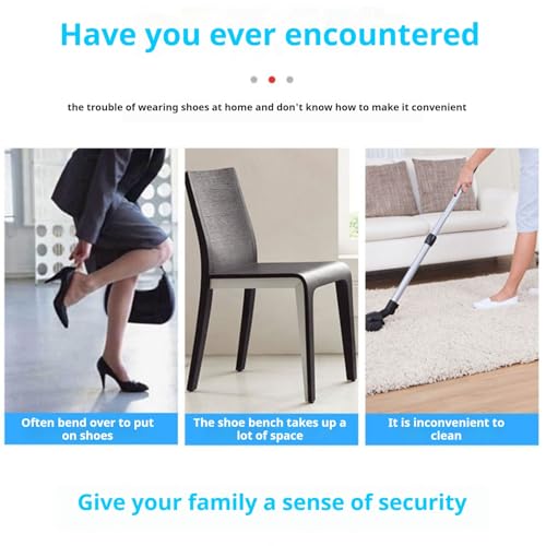 Silla plegable para pared y taburete invisible para cambiar zapatos en casa 4