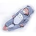 muñecas de bebé recién Nacido Reborn Vinilo de Silicona Suave para niños y niñas cumpleaños 18-20 Pulgadas 48-50cm Juguetes muñecas para bebés