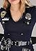 Dreamgirl Adult Womens Police Officer Costume, Sexy Police Dress, Pat U. Down Halloween Costume - Medium
