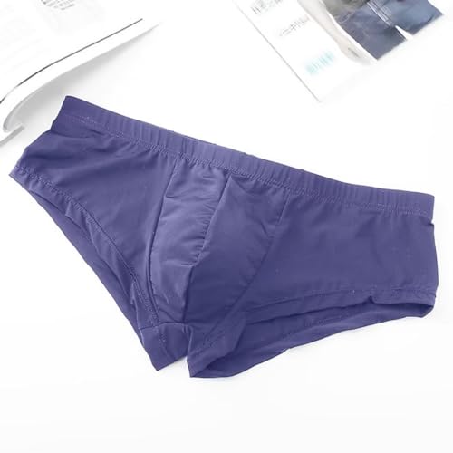 Men Ice Silk Boxer Briefs,Men Trunks Ice Silk Underwear Ultrashort Ultra-thin Breathable U Convex Pouch Underpant2