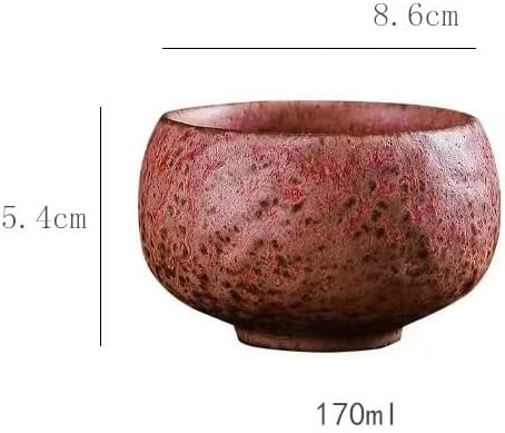 GSOUL Kungfu Tea cup Retro Ceramic Teacup Japanese Stoneware Handmade Tea Bowl Household Single Cup Kung Fu Small Tea Cups
