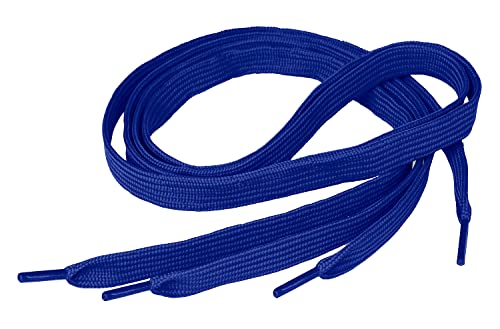 Image of 2 PAIRS Flat Shoe laces 48 Inches Wide Shoelaces for Athletic Running Sneakers Sports Shoes Boot Laces Strings (2 Pairs)