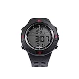 Hemobllo 1 stück multifunktionsuhr große zifferblatt Uhr wasserdicht Sport armbanduhren für Outdoor Laufen wandern Camping abschluss Geburtstagsgeschenk (schwarz)