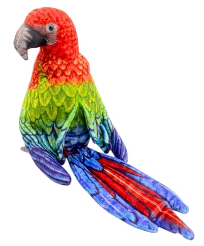 Image of Tickles Cute Parrot Soft Stuffed Plush Bird Toy for Kids Boys & Girls Birthday Gifts (Size: 30 cm Color: Multicolor)