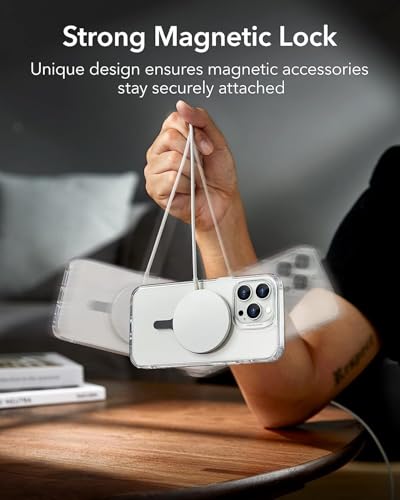 Image of amazon basics Adapter Ring for MagSafe, Magnetic Adapter Compatible with Android, Magnetic Phone Attachment Ring for iPhone, Samsung, Pixel, OnePlus and More (Pack of 1) Black