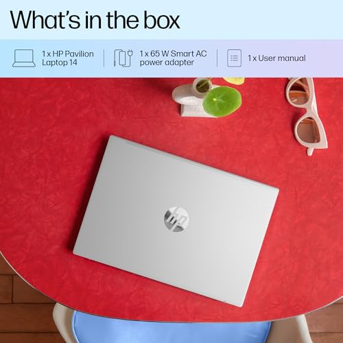 HP Pavilion, 12th Gen Intel Core i5-1235U, 16GB DDR4, 512GB SSD, (Win 11, Office 21, Silver, 1.41kg) IPS, BrightView, 14-inch(35.6cm) FHD Laptop, Intel Iris Xe Graphics, HD camera, Backlit KB,dv2014TU 10 41F3w3GGdDL