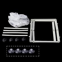 Fish Nursery for Aquarium Breeding Net Hatchery Incubator with Suction Cup Easy to Install on Breeder Box