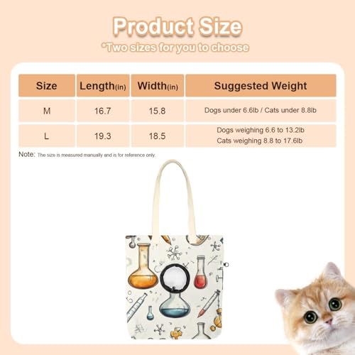Bolsa para mascotas en tela de lona transpirable con estampado 3