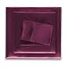 HONEYMOON HOME FASHIONS Satin Sheets Queen 4 Pieces Purple