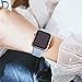 IYOU Sport Band Compatible with Watch Band 38MM 42MM 40MM 44MM, Soft Silicone Replacement Sport Strap Compatible with 2018 Watch Series 5/4/3/2/1(Lilac,38MM, S/M)