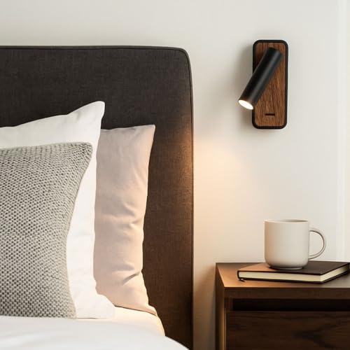 BARCELONA LED - Aplique de Lectura Orientable “Irene” con Foco LED 3W - Diseño Elegante para Cabeceros de Cama y Espacios de Lectura