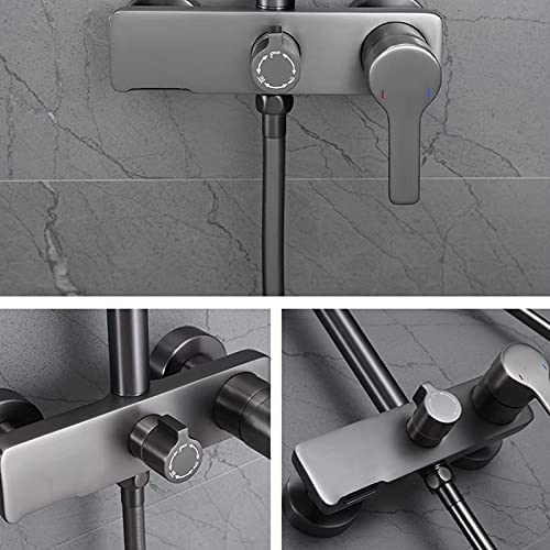 Ensemble de robinet de douche multifonction au design épuré - 7