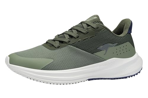 KangaROOS K rdm Stratos, Zapatillas Hombre, Olive K Blue, 45 EU