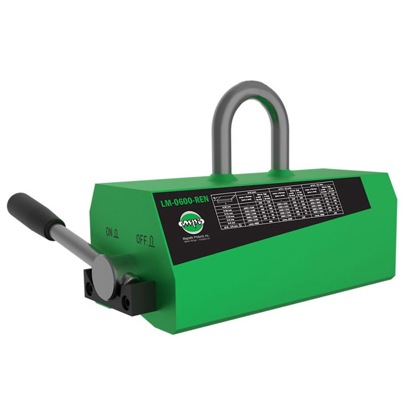 LM150 Lifting Magnet - 330 lbs. workload Limit Flat Material - 143 lbs. Round Material