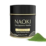 Naoki Matcha Ujitawara Special Blend Masters Collection Matcha – Authentic Japanese Ceremonial Grade Matcha Green Tea Powder from Uji, Kyoto (40g / 1.4oz)