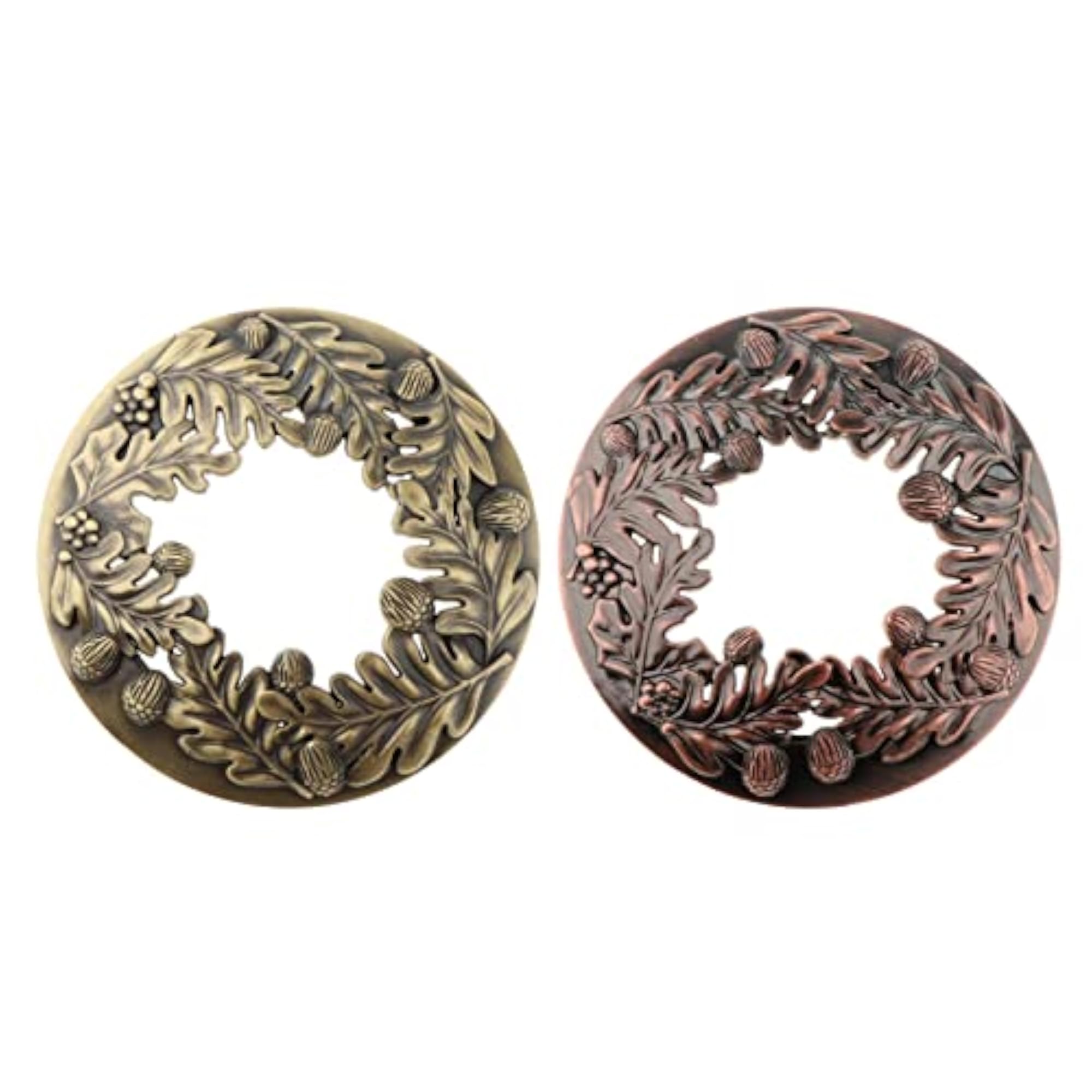 Hollowed Leaf Patterns Jar Candle Topper Cover Accessories