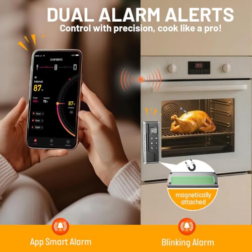 Image of Wireless Meat Thermometer with Smart APP Control