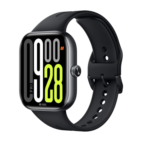 XIAOMI Redmi Watch 5 Silver Gray, Llamadas Bluetooth, Pantalla AMOLED 2.07', Monitor de frecuencia cardíaca, Monitorización de sueño, Cancelación del Ruido, Control de la cámara, Negro (Versión ES)