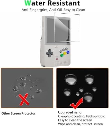 GEJEFA Screen Protector for Retroid Pocket Classic, 2 Pack 9H Hardness Anti-Scratch [High Definition][Bubble Free] Tempered Glass Screen Film for Retroid Pocket Classic - 3