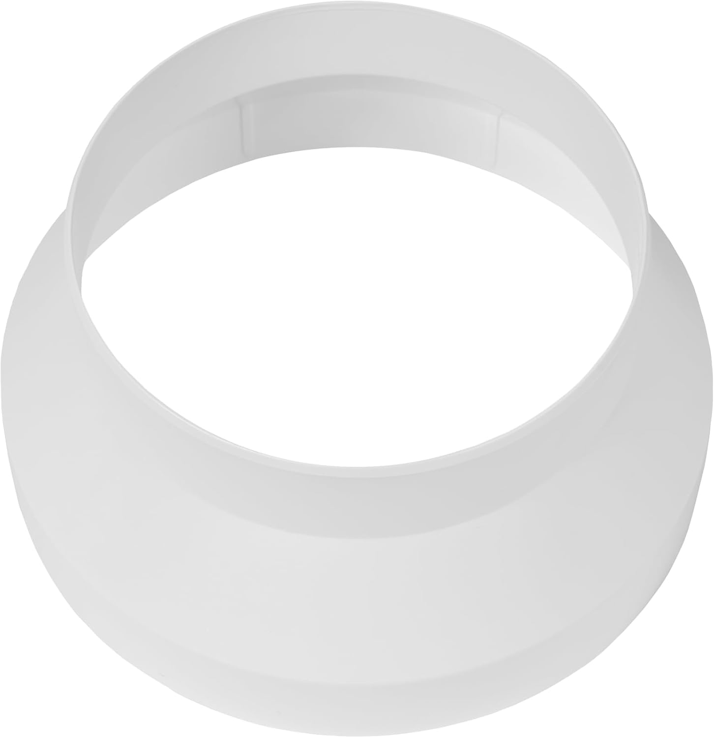 5" to 4" Eccentric Reducer/Increaser - Connect Straight & Flex Duct, Fan or Vent - HVAC, Heating & Cooling Applications