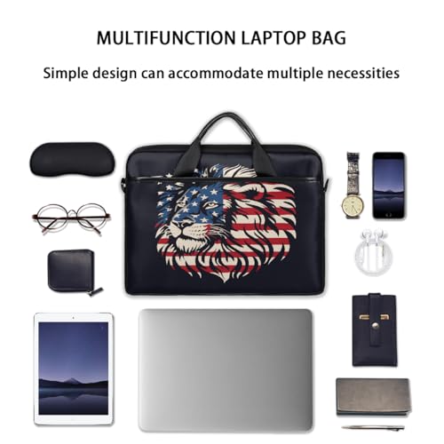 Bolsa para laptop con bandera americana 15 pulgadas miniatura 7