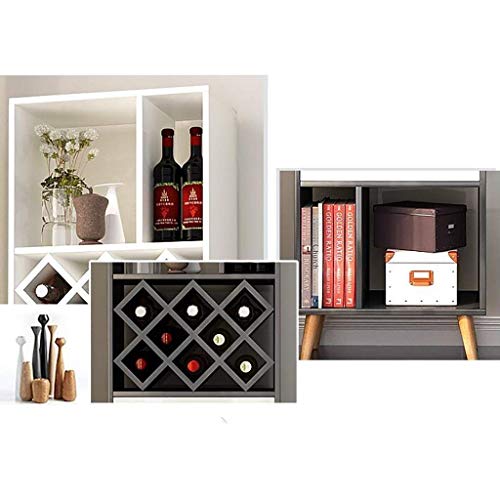 Gabinete para vinos de pie de madera maciza con 3 capas miniatura 5
